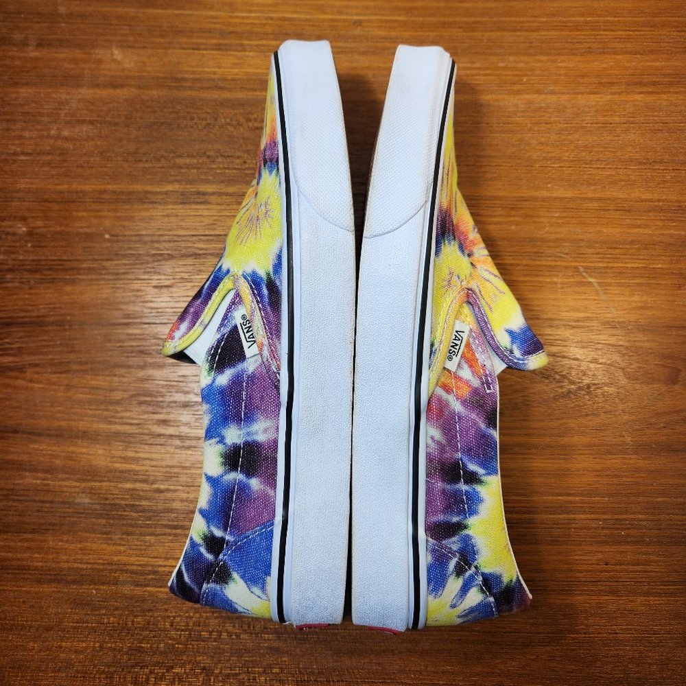 VANS Classic Slip-on Canvas Tie Dye Multi-Color Men (8.5)/ Women (10.0) - Picture 7 of 11